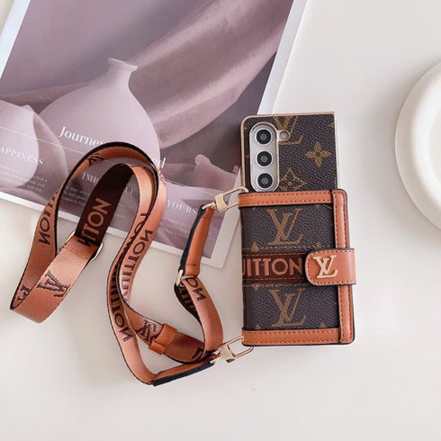 כיסוי ארנק עור יוקרתי ואופנתי לגלקסי זי - Louis Vuitton x Gucci Bag