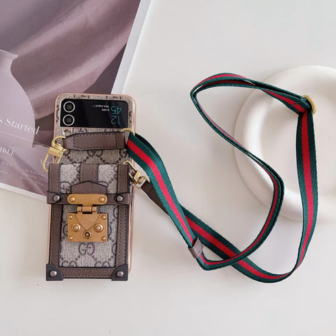 כיסוי ארנק עור יוקרתי ואופנתי לגלקסי זי - Louis Vuitton x Gucci Bag