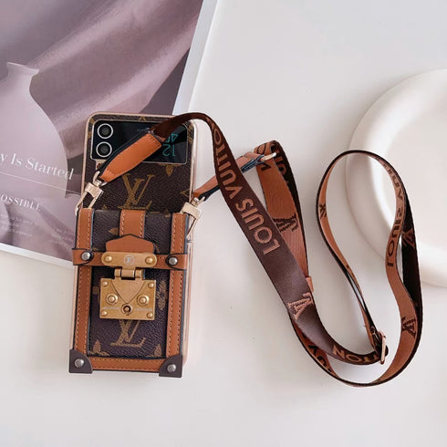 כיסוי ארנק עור יוקרתי ואופנתי לגלקסי זי - Louis Vuitton x Gucci Bag