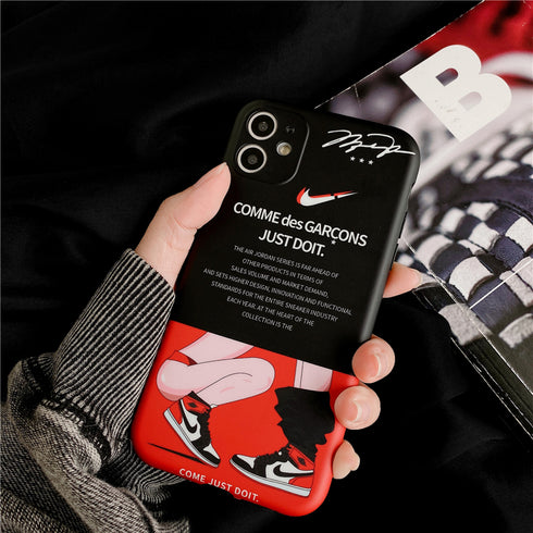 כיסוי נייק ג'ורדן מגניב איכותי ואופנתי מעוצב לאייפון - Nike Jordan