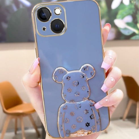 כיסוי איכותי אופנתי ויוקרתי מעוצב לאייפון - Bear Brick