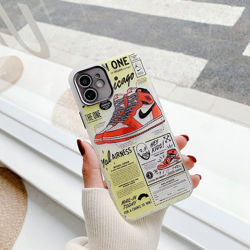 כיסוי נייק ג'ורדן ואדידס מגניב איכותי ואופנתי מעוצב לאייפון - Nike Jordan & Yeezy