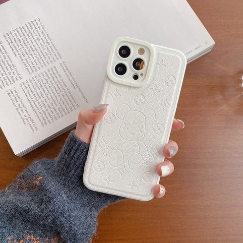 כיסוי איכותי אופנתי ויוקרתי מעוצב לאייפון - Bear Brick