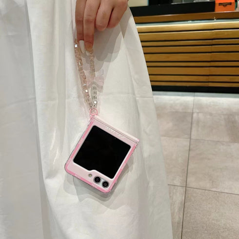 כיסוי עור יוקרתי ואופנתי עם תחרה לגלקסי זי - Chanel X Celine