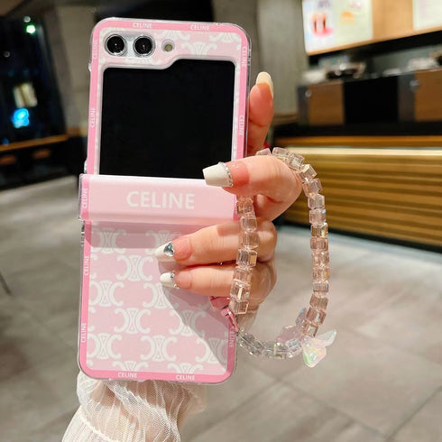 כיסוי עור יוקרתי ואופנתי עם תחרה לגלקסי זי - Chanel X Celine