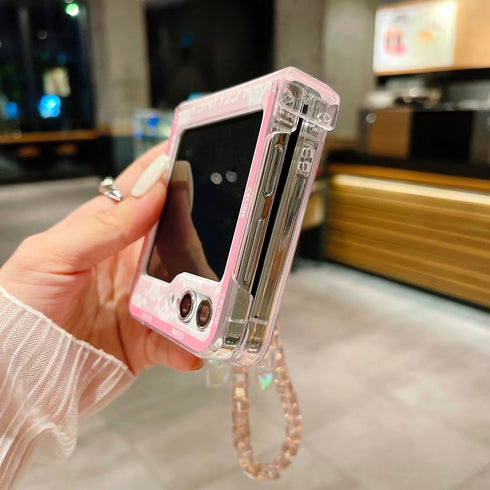 כיסוי עור יוקרתי ואופנתי עם תחרה לגלקסי זי - Chanel X Celine