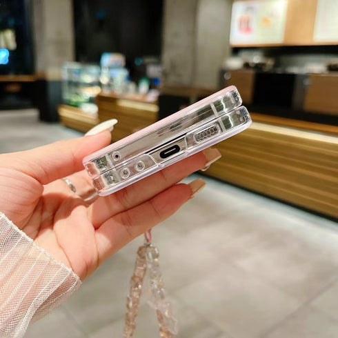 כיסוי עור יוקרתי ואופנתי עם תחרה לגלקסי זי - Chanel X Celine