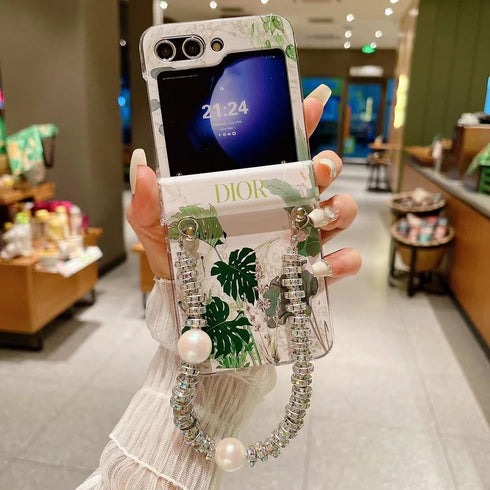 כיסוי יוקרתי ואיכותי עם תחרת פנינים כסופה לגלקסי זי - Christian Dior