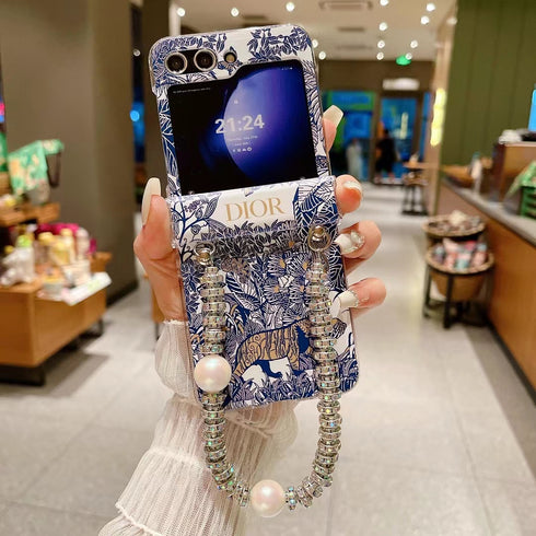 כיסוי יוקרתי ואיכותי עם תחרת פנינים כסופה לגלקסי זי - Christian Dior