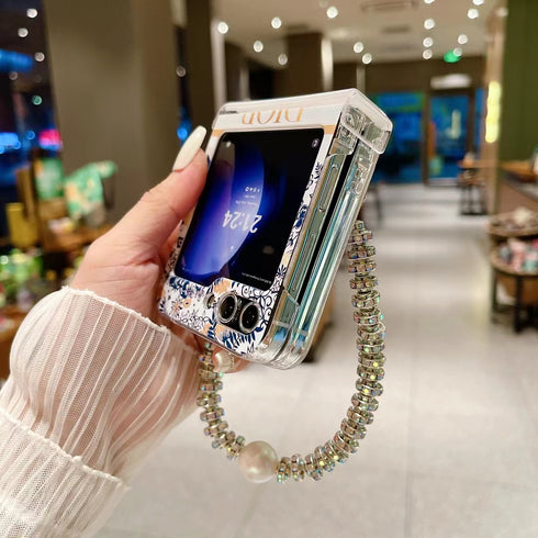 כיסוי יוקרתי ואיכותי עם תחרת פנינים כסופה לגלקסי זי - Christian Dior