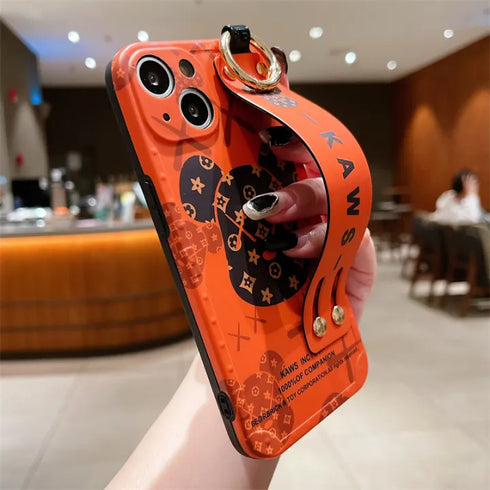 כיסוי רצועה אופנתי ואיכותי מעוצב לאייפון - Kaws