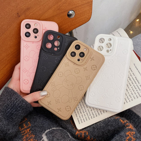 כיסוי איכותי אופנתי ויוקרתי מעוצב לאייפון - Bear Brick