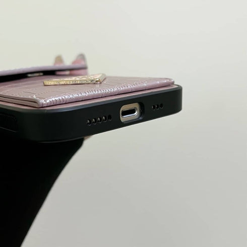 כיסוי ארנק אופנתי יוקרתי איכותי מעוצב לאייפון - PRADA