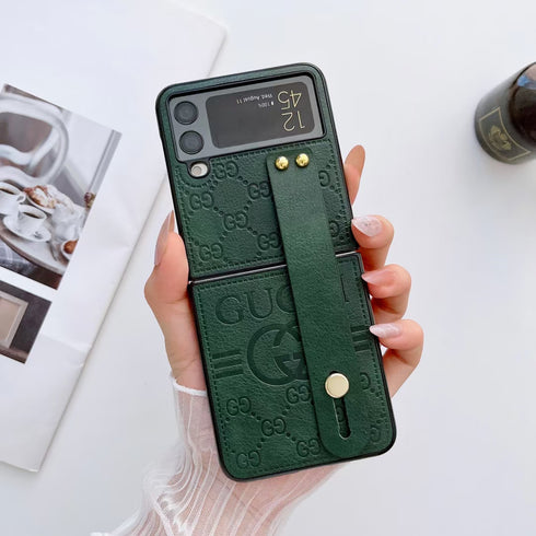 כיסוי עור יוקרתי ואופנתי עם רצועה לגלקסי זי - Gucci