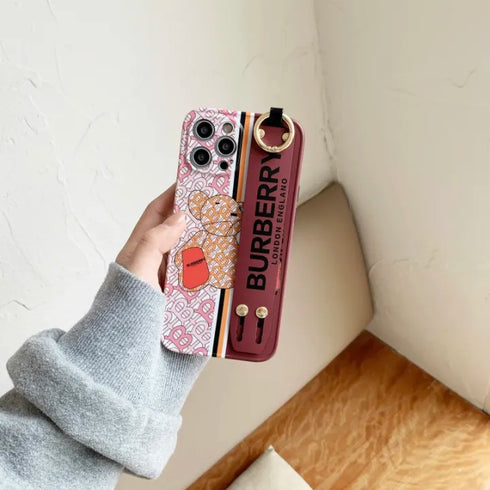 כיסוי רצועה איכותי ואופנתי מעוצב לאייפון - Burberry