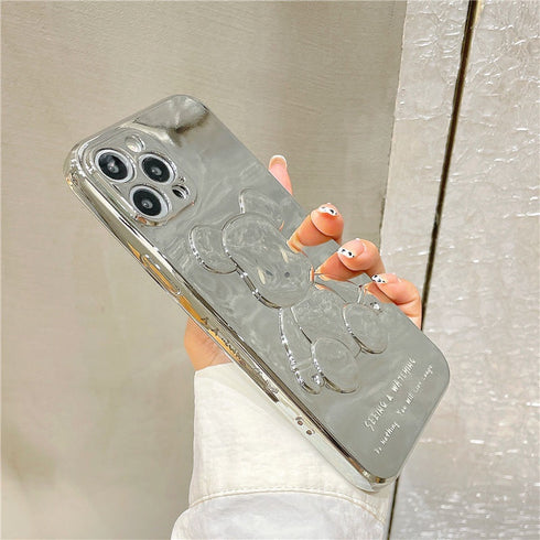 כיסוי איכותי אופנתי ויוקרתי מעוצב לאייפון - Bear Brick