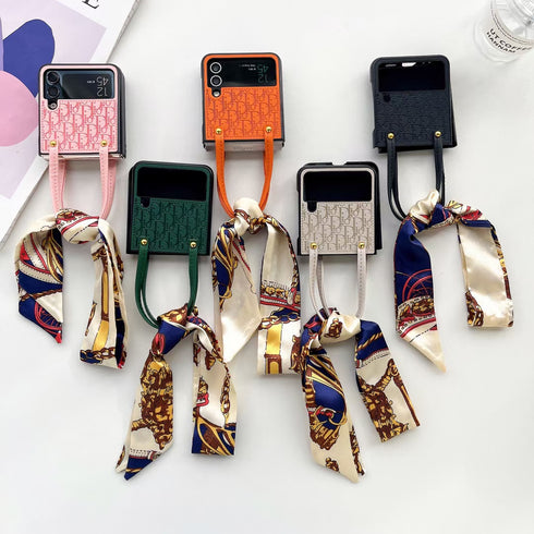 כיסוי עור יוקרתי ייחודי ואופנתי עם רצועה לגלקסי זי - Christian Dior