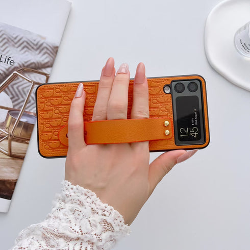 כיסוי עור יוקרתי ואופנתי עם רצועה לגלקסי זי - Christian Dior