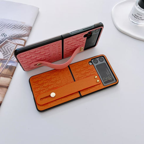 כיסוי עור יוקרתי ואופנתי עם רצועה לגלקסי זי - Christian Dior