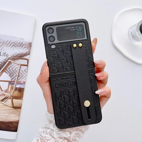 כיסוי עור יוקרתי ואופנתי עם רצועה לגלקסי זי - Christian Dior