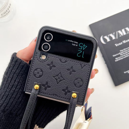 כיסוי עור יוקרתי ייחודי ואופנתי עם ידית לגלקסי זי - Louis Vuitton