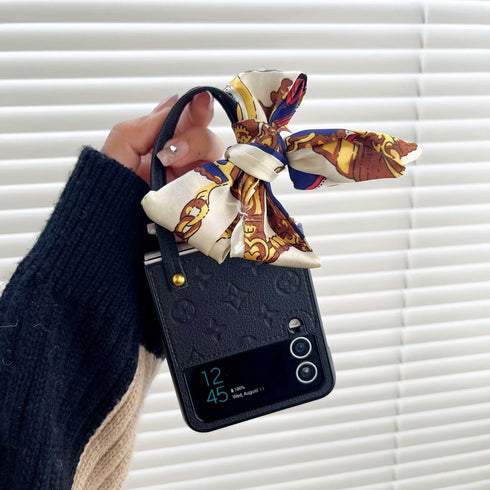 כיסוי עור יוקרתי ייחודי ואופנתי עם ידית לגלקסי זי - Louis Vuitton
