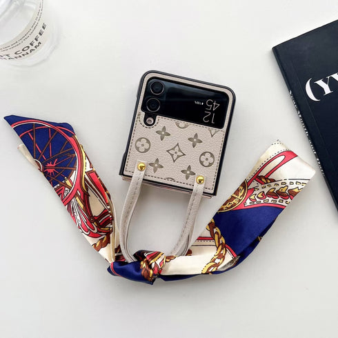 כיסוי עור יוקרתי ייחודי ואופנתי עם ידית לגלקסי זי - Louis Vuitton