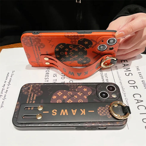 כיסוי רצועה אופנתי ואיכותי מעוצב לאייפון - Kaws