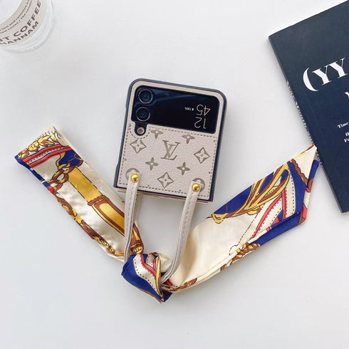 כיסוי עור יוקרתי אלגנטי ואופנתי עם ידית לגלקסי זי - Louis Vuitton