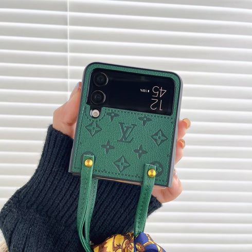 כיסוי עור יוקרתי אלגנטי ואופנתי עם ידית לגלקסי זי - Louis Vuitton