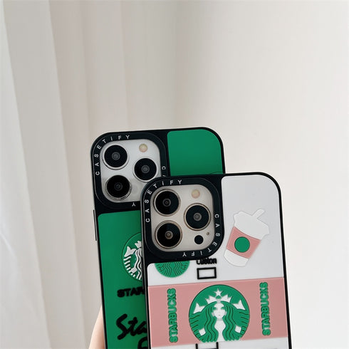 כיסוי אופנתי איכותי ומגניב מעוצב לאייפון - Starbucks