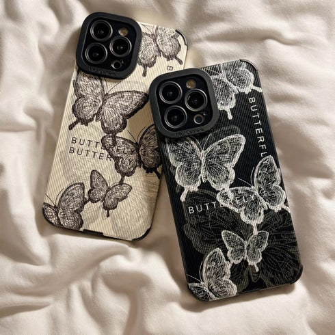 כיסוי חמוד וייחודי מעוצב לאייפון - Butterfly