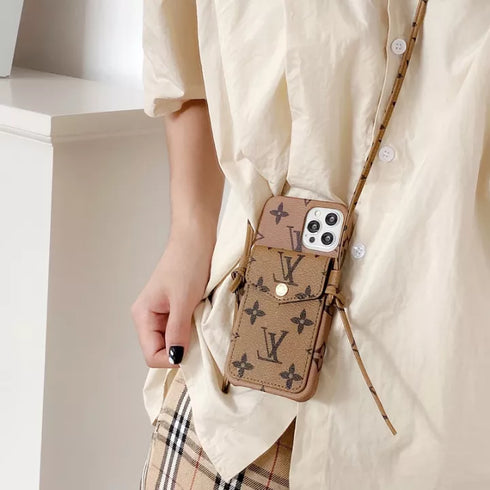 כיסוי ארנק איכותי ואופנתי מעוצב לאייפון - Louis Vuitton