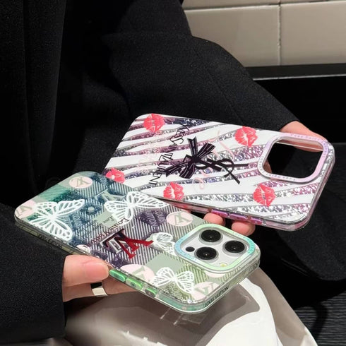 כיסוי יוקרתי ואלגנטי מאוד מעוצב לאייפון - YSL x Louis Vuitton