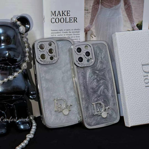 כיסוי דמוי פנינה איכותי ויוקרתי המיועד לאייפון - Christian Dior