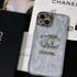 כיסוי דמוי פנינה אלגנטי ואיכותי המיועד לאייפון - Chanel