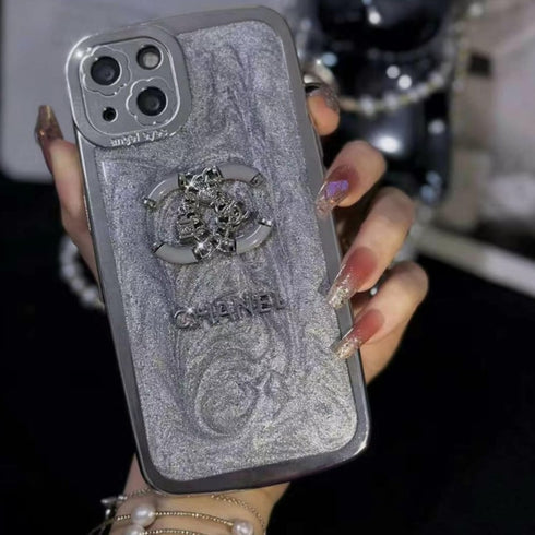 כיסוי דמוי פנינה איכותי ויוקרתי המיועד לאייפון - Chanel