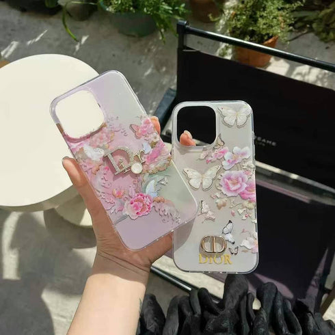 כיסוי יוקרתי ואלגנטי מעוצב לאייפון - Dior