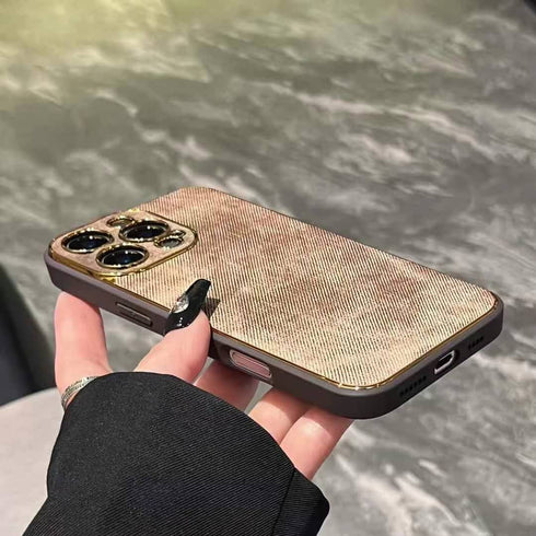 כיסוי פשוט ואיכותי שעוצב לאייפון - Leather Style