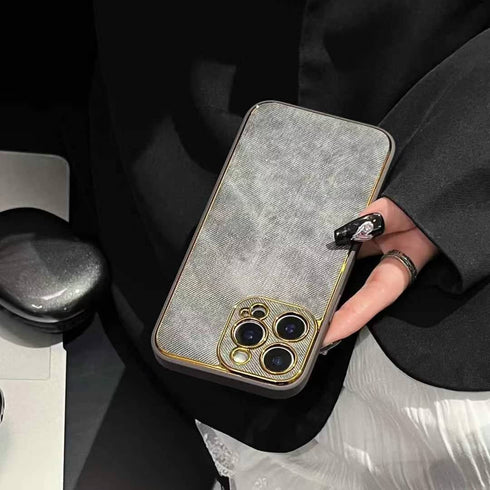 כיסוי פשוט ואיכותי שעוצב לאייפון - Leather Style