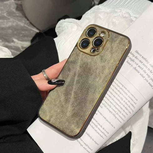 כיסוי פשוט ואיכותי שעוצב לאייפון - Leather Style