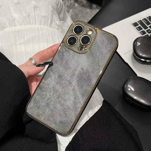 כיסוי פשוט ואיכותי שעוצב לאייפון - Leather Style