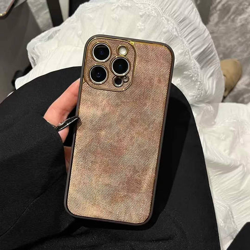 כיסוי פשוט ואיכותי שעוצב לאייפון - Leather Style