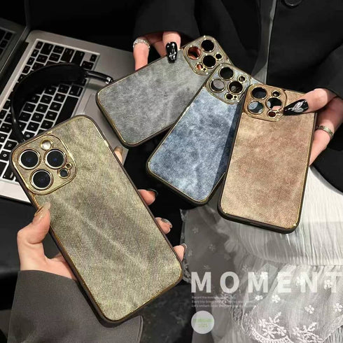 כיסוי פשוט ואיכותי שעוצב לאייפון - Leather Style