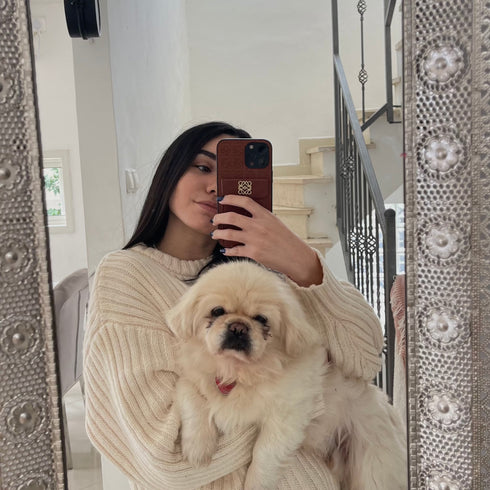 כיסוי יוקרתי איכותי ואופנתי מעוצב לאייפון - Luxury Leather