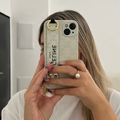 כיסוי רצועת יד קלאסי ויפייפה מעוצב לאייפון - Celine