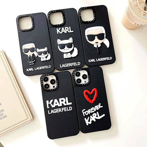 כיסוי מגניב אופנתי ואיכותי מעוצב לאייפון - KARL LAGERFELD