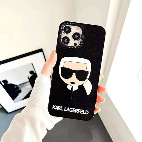 כיסוי מגניב אופנתי ואיכותי מעוצב לאייפון - KARL LAGERFELD