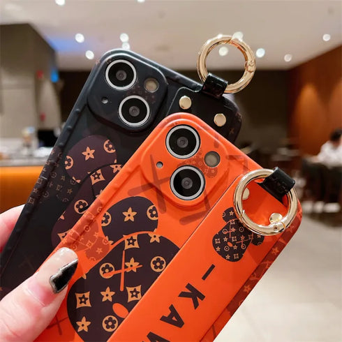 כיסוי רצועה אופנתי ואיכותי מעוצב לאייפון - Kaws