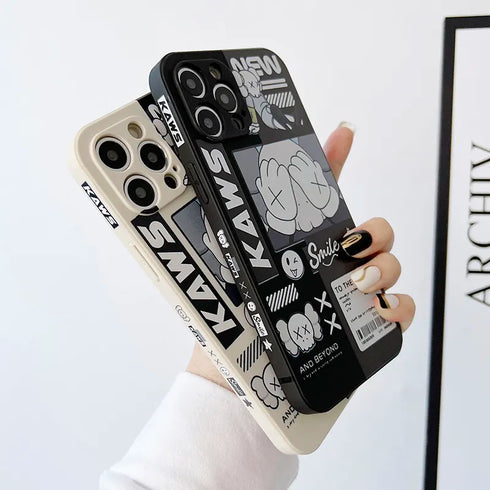 כיסוי אופנתי ומגניב מעוצב לאייפון - Kaws